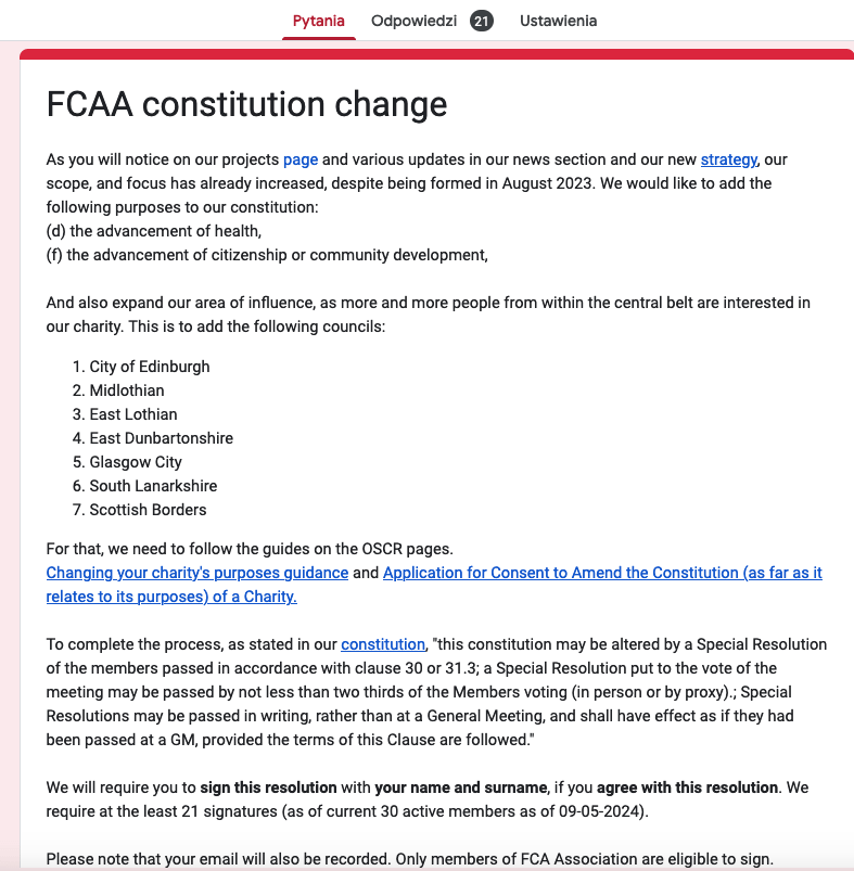 Constitution change affirmed by&nbsp;members!