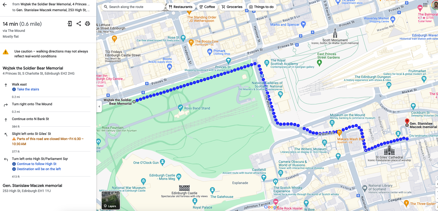 From Wojtek the Soldier Bear Monument to General Maczek Memorial